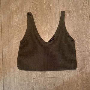 Knit tank top
